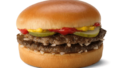 McDonald's Double Hamburger Price, Calories & Nutrition Facts
