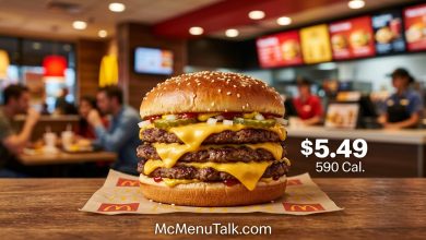Triple Cheeseburger Price, Calories & Nutrition (USA 2026)