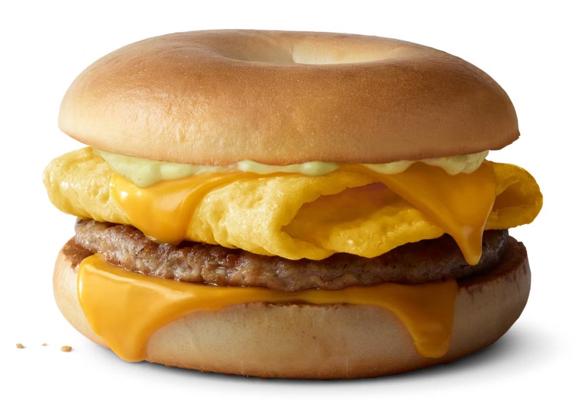 Sausage, Egg & Cheese Bagel