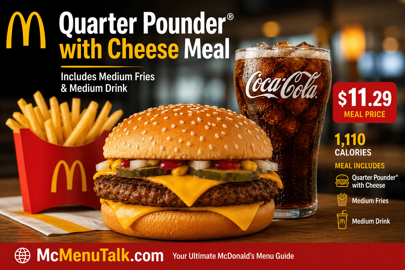 Quarter Pounder with Cheese Meal