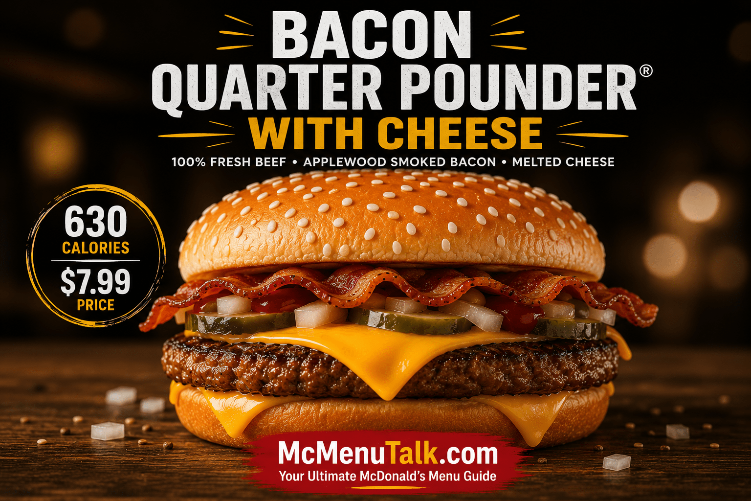 Bacon Quarter Pounder