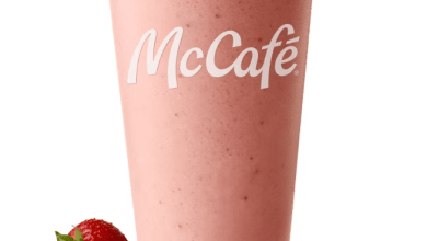 McDonald's Strawberry Banana Smoothie (Large) Price, Calories & Nutrition Facts