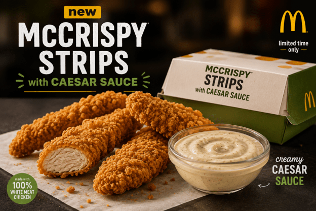 McCrispy Strips with Caesar Sauce