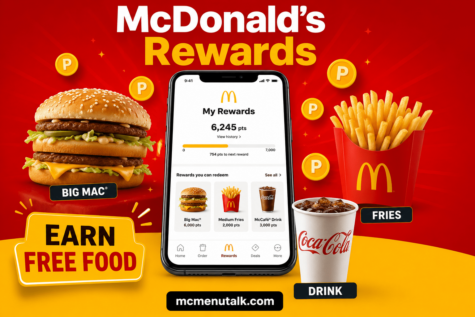 McDonald's Rewards: How to Earn, Redeem & Maximize Your Points (2026)