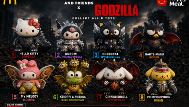 McDonald's Hello Kitty x Godzilla Happy Meal Toys: Complete 8-Toy Collection Guide
