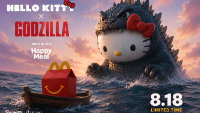 McDonald’s Teases a New Hello Kitty × Godzilla Happy Meal Coming August 18