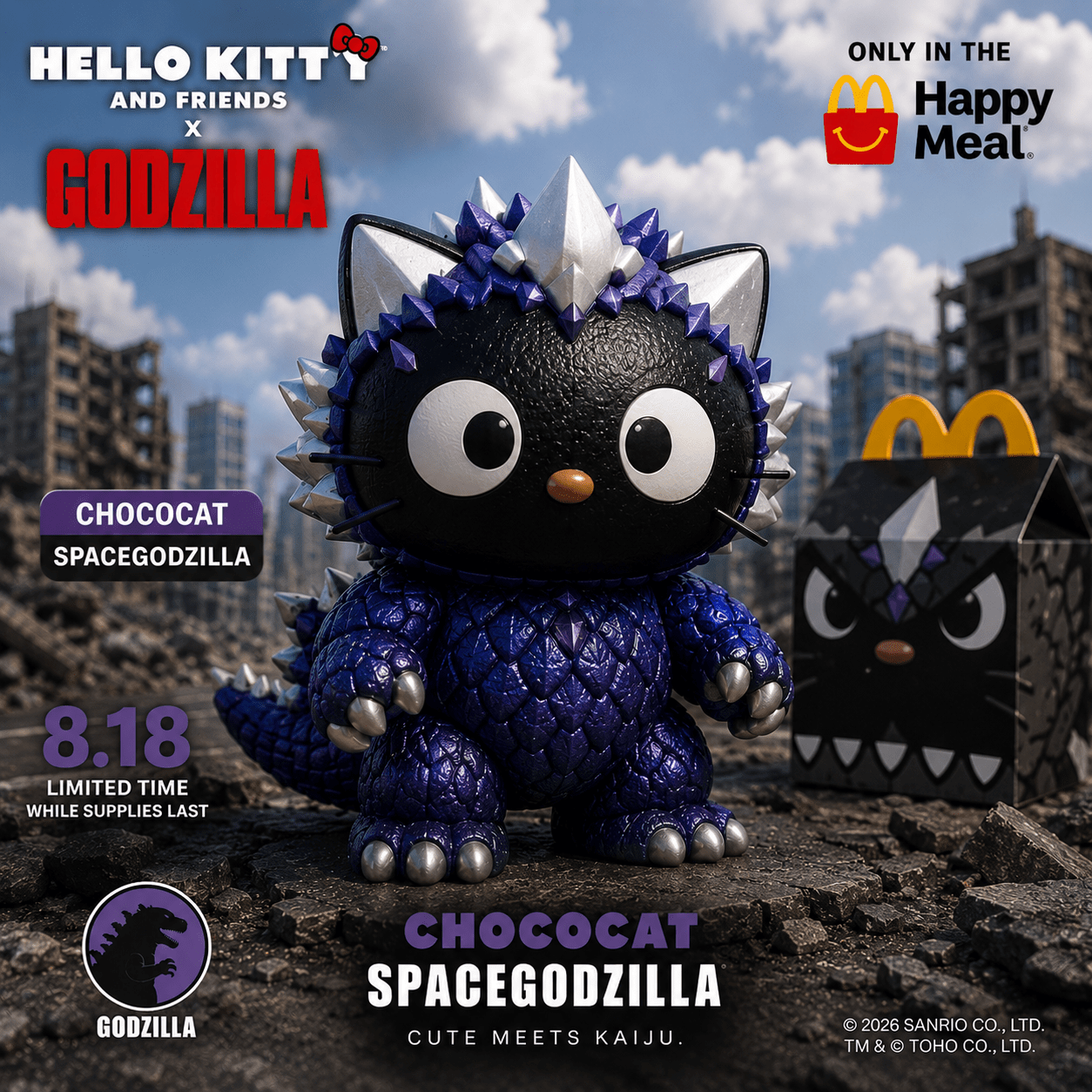 Chococat SpaceGodzilla 